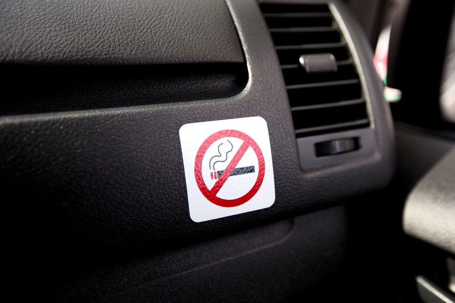 Car club car smoking
